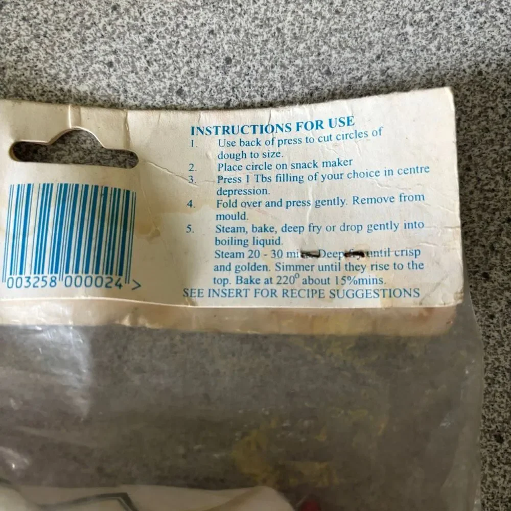 Austware Cocktail Snack Maker Mold South Africa *NOS*